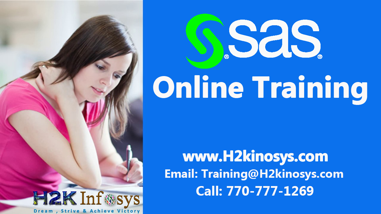 SAS Online Training Classes and Placement Assistan