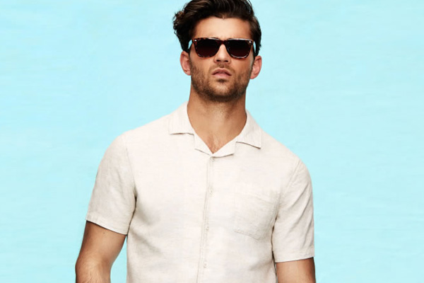 Cuban-Collar-Short-Sleeve-Shirt