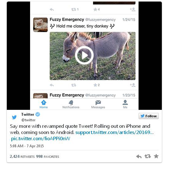 Full ’Quote Tweet’ in Twitter, Unveiled! quote-tweet