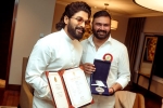 Allu Arjun National Award, Allu Arjun pictures, allu arjun celebrates receiving national award, National awards