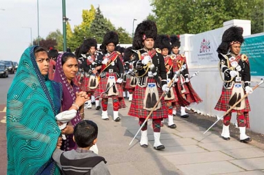 NJ Home for North America&#039;s only Indian-American Bagpipe Band