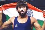 Bajrang Punia in new york, Bajrang Punia in new york fight night, bajrang punia to become first indian wrestler to participate in new york fight night, Rio olympics