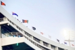 Champions Trophy 2025 Curtain Raiser, Champions Trophy 2025, champions trophy curtain raiser in lahore indian flag missing, London