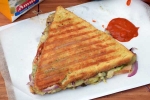 Grilled Sandwich Recipe, Cheese Grilled Sandwich Recipe, three layered cheese grilled sandwich recipe, Snack recipe