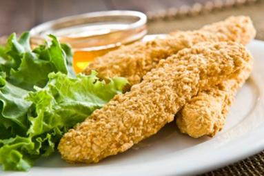 Cheesy Chicken Fingers!