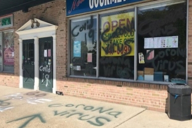 Chinese restaurant vandalized with spray paint in New Jersey:
