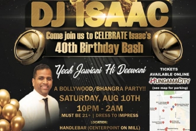 Dj Isaac's 40th Bollywood Birthday Bash