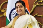 sushma swaraj france, france foreign minister eam swaraj, eam sushma swaraj speaks with french foreign minister after azhar s asset freeze, Ministry of external affairs