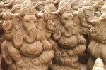 Making of clay Ganesha, clay Ganesha, 10 simple steps to make eco friendly ganesha at home, Eco friendly