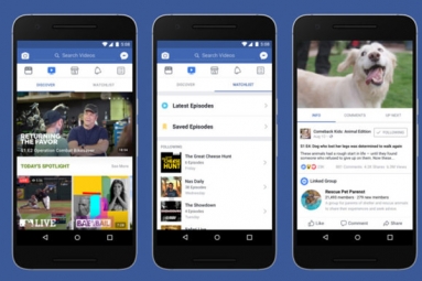 Facebook Launches Watch, Competitor to YouTube