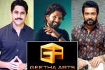 Geetha Arts upcoming movies, Allu Aravind, geetha arts to announce three pan indian films, Boyapati srinu