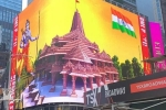 Lord Ram, Lord Ram, why is a giant lord ram deity appearing on times square and why is it controversial, Ram temple