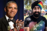 pride month, Jiwandeep Kohli, pride month 2019 sikh man s rainbow turban impresses barack obama, Pride month