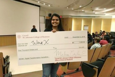 Indian-American Teen Wins Cornell University&#039;s Inaugural Hackathon