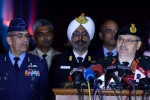 services joint press briefing, navy, indian army navy air force joint press briefing, Krishna ghati