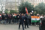 protest pakistan commission london, inidans london attack, indians protest in london over pulwama terror attack, Inidan