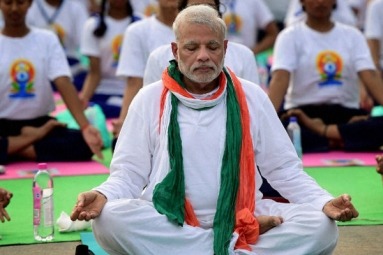 Narendra Modi leads International Yoga Day in Lucknow