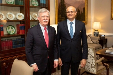 Foreign Secretary Meets US National Security Advisor John Bolton