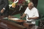 Speaker, Karnataka Floor Test, karnataka floor test update congress leader k r ramesh kumar elected as speaker, Hd kumaraswamy
