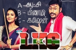 trailers songs, LKG cast and crew, lkg tamil movie, Priya anand