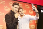madame tussauds wax figures list, mahesh babu’s wax statue at AMB cinemas, mahesh babu s wax statue for madame tussauds unveiled at hyderabad s amb cinemas, Namrata shirodkar