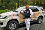 delhi to london by road bus service, india to london by road trip cost, meet 60 yr old traveler who completed road trip from delhi to london covering 33 countries in 150 days, Family support