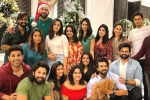 Mega heroes Christmas latest, Upasana, mega heroes bond over christmas party, Allu sirish