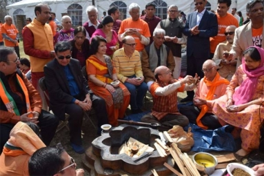 Narendra Modi Supporters in New Jersey Hold Special Prayers for His Retain of Power