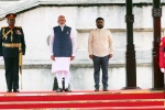 Narendra Modi breaking, Sri Lanka, narendra modi receives ceremonial guard of honour in sri lanka, Tamil