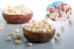 Makhana breaking, Makhana breaking, narendra modi eats makhana 300 days in a year, Desserts