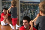 Novak Djokovic tweet, Novak Djokovic, is tennis star novak djokovic a devotee of lord krishna this viral pic with his kids is a proof, Joker