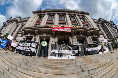 Protestors in New Jersey hit the streets for legalization of Marijuana