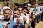 Voter, RR Nagar, rr nagar karnataka assembly polls 34 voter turnout till 1 p m, Voter turnout