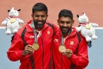 Men's Doubles, Divij Sharan, asian games 2018 rohan bopanna divij sharan clinch men s doubles gold in tennis, Rohan bopanna