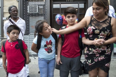 Seven Immigrant Children Reunited with their Mothers in New York