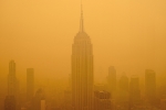 New York smoke levels, New York smog levels, smog choking new york, Pollution