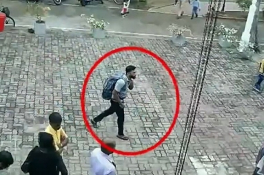 Watch: Footage of Suspected Suicide Bomber Entering Sri Lankan Church Released