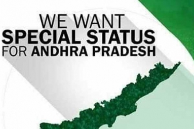 Protest for Andhra Pradesh Special Status by Telugites in New Jersey