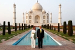 Donald Trump, Melania Trump, president trump and the first lady s visit to taj mahal in agra, Melania trump