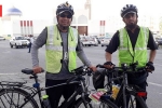 cycling to hajj, cycling to mecca, two indian men cycling to mecca for haj while fasting for ramadan, Mecca