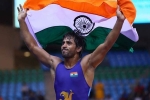 bajrang punia in World Wrestling Championships, Indian wrestlers in world wrestling championships, indian wrestlers all set for world wrestling championships, Pooja dhanda