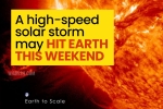 Solar Storm this weekend, Solar Storm speed, a high speed solar storm may hit earth this weekend, Traveling