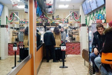 Muslim woman attacked in NYC coffee shop!
