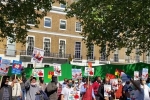 protest, Pakistan, pakistanis sing vande mataram alongside indians during anti china protests in london, India vs pakistan