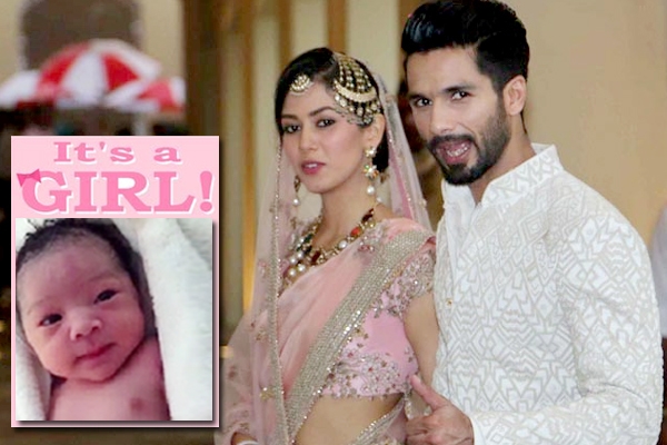 Shahid and Mira Blessed with a Baby Girl