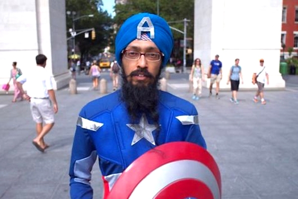 Sikh Captain America says Trump making America hate again