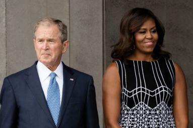 George W. Bush Passing Michael Obama Some Candy is Internet's New Obsession
