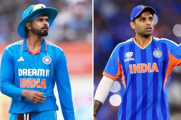 India's T20I Captain: Shreyas Iyer to replace Suryakumar Yadav India's T20I Captain: Shreyas Iyer to replace Suryakumar Yadav