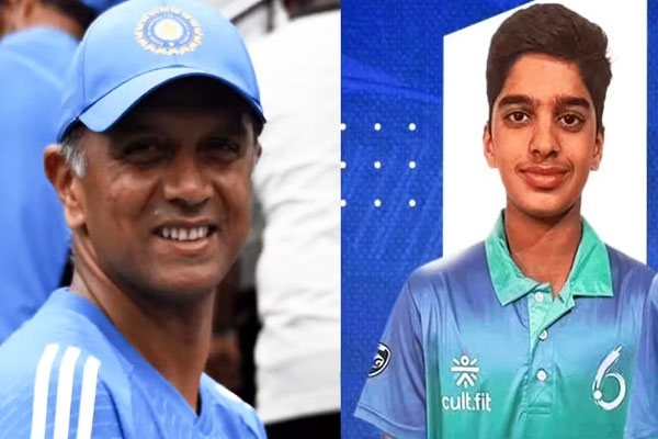 Rahul Dravid's Son Anvay to Debut For India Rahul Dravid's Son Anvay to Debut For India